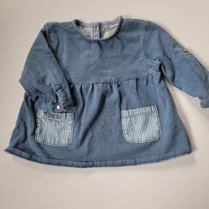 Baby zara denim look dress
